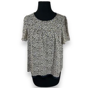 J Crew‎ Silk Blend Floral Blouse Womens 6